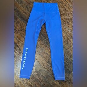 lululemon athletica Blue Leggings Full-Length Athletic Wear barely used.